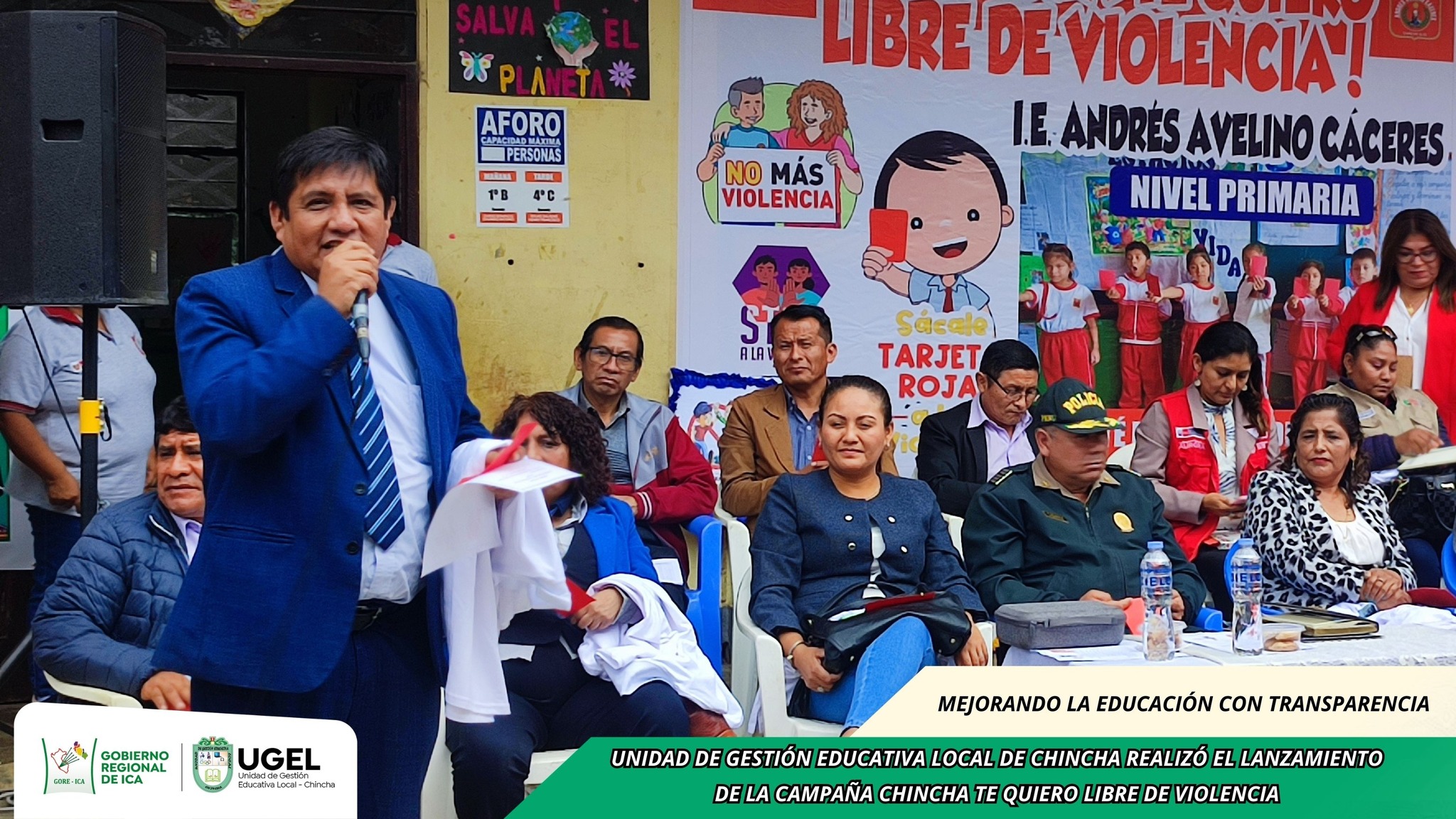 "CHINCHA TE QUIERO LIBRE DE VIOLENCIA"