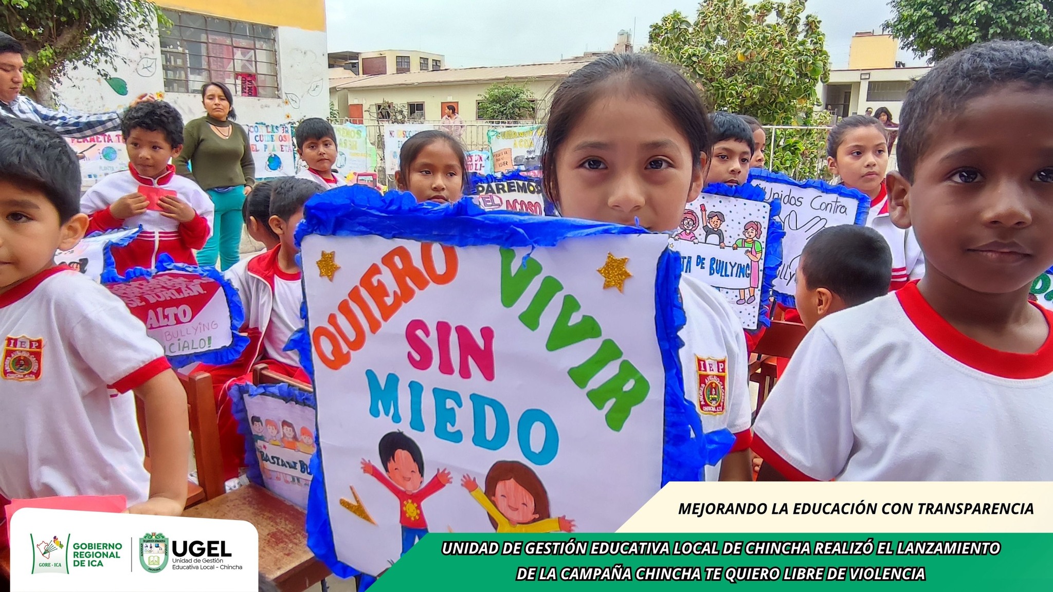 "CHINCHA TE QUIERO LIBRE DE VIOLENCIA"