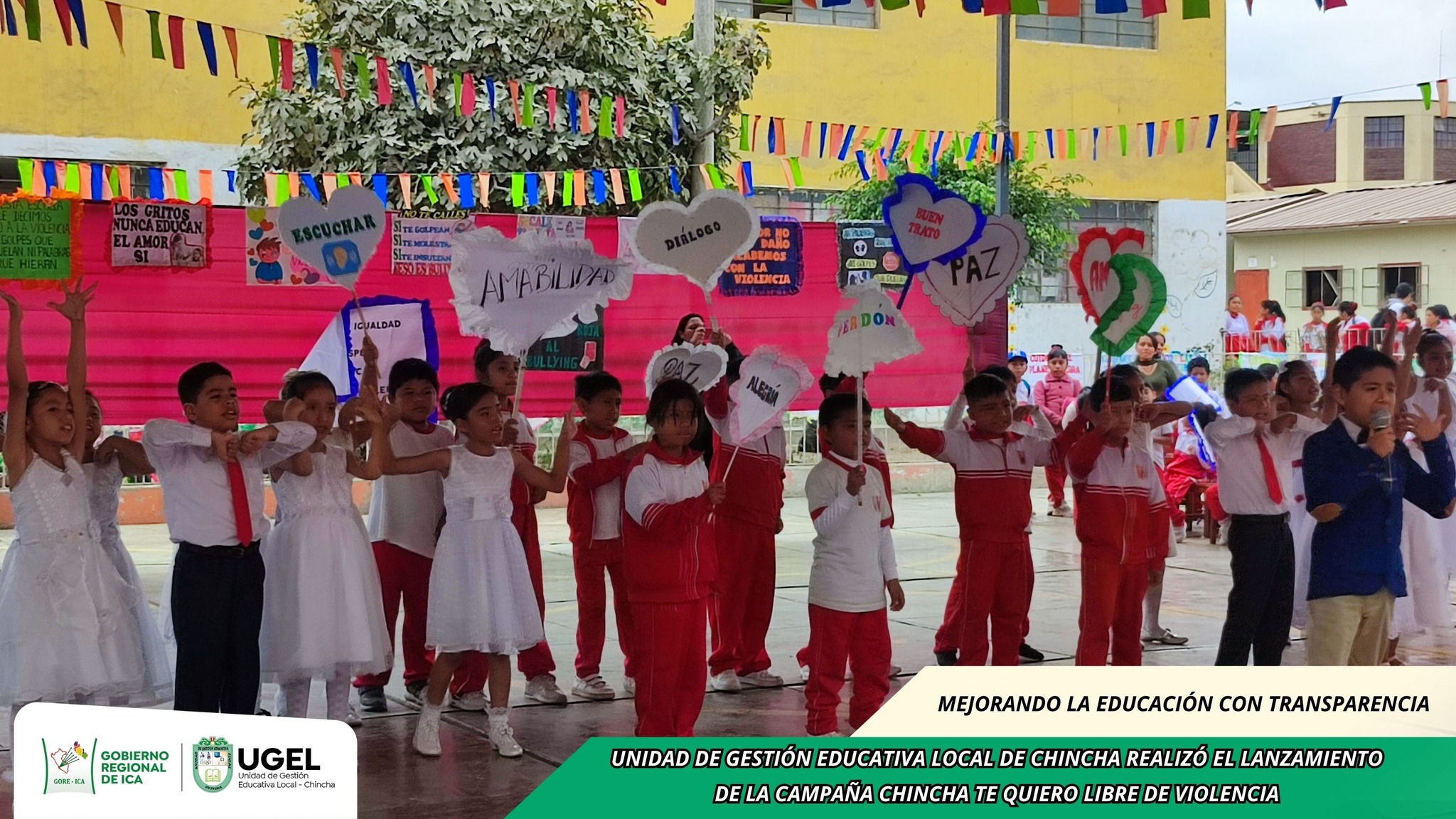 "CHINCHA TE QUIERO LIBRE DE VIOLENCIA"