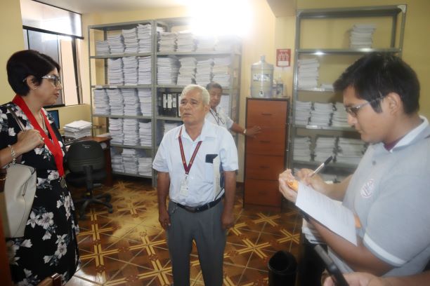Visita a juzgados de Sechura.