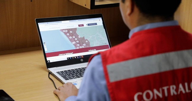 La Contraloría General de la República exhortó a todas las entidades públicas del país a registrar la información sobre la ejecución de todas las obras públicas que tienen a su cargo en la nueva versión de la plataforma digital del Sistema de Información de Obras Públicas - INFOBRAS, ya que eso promoverá la transparencia y seguimiento de la ciudadanía en general. Por ello, se iniciarán acciones de control contra aquellas entidades que incumplan esta obligación. 