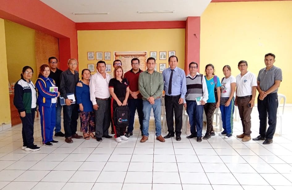 Alcalde de Nepeña coordina celebraciones por Fiestas Patrias con directores de las I.E. del distrito