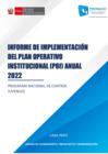 Vista preliminar de documento PLAN OPERATIVO INSTITUCIONAL (POI) 2022 - EVALUACION DE IMPLEMENTACION ANUAL