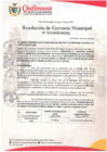 Vista preliminar de documento RG N°019-2023-MDQ - RESOLUCIÓN DEL CONTRATO SUSCRITO ENTRE EL CONSORCIO SAN FERNANDO Y LA MDQ