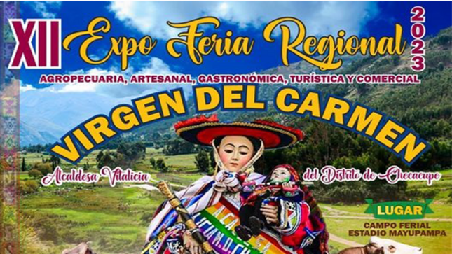 es un flayer de la feria