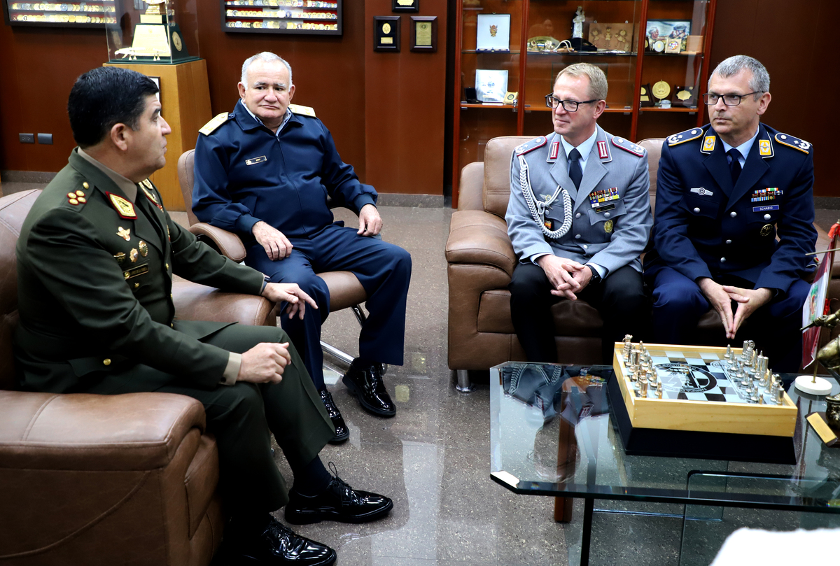 Delegación Militar de Alemania visita al Comando Conjunto de las Fuerzas Armadas