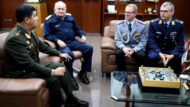 Delegación Militar de Alemania visita al Comando Conjunto de las Fuerzas Armadas