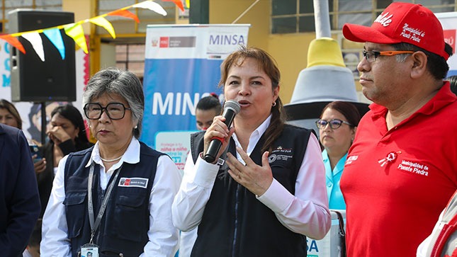 Lima Metropolitana inicia barrido de vacunación contra polio y sarampión en colegios del nivel inicial