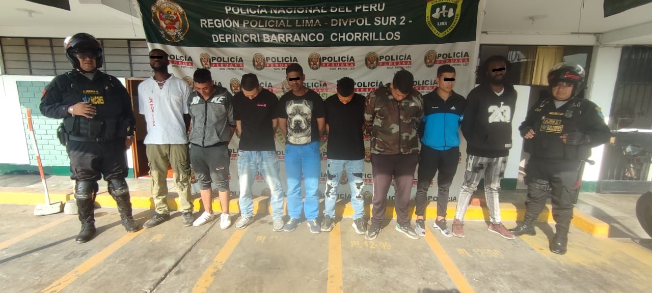 Policía desarticula red internacional dedicada a la extorsión en Chorrillos