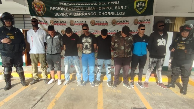 Policía desarticula red internacional dedicada a la extorsión en Chorrillos