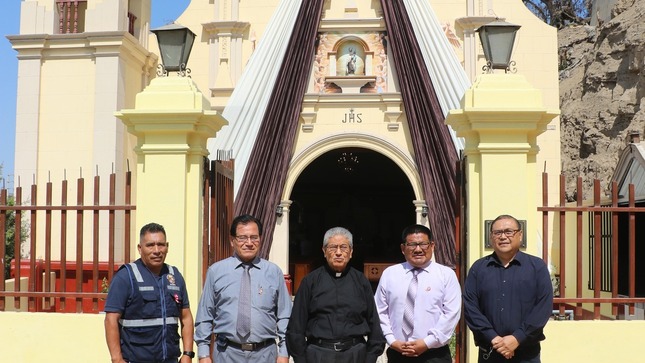 MUNICIPALIDAD DE HUAURA Y DIÓCESIS DE HUACHO COORDINAN ACCIONES PARA RECIBIR A REPRESENTANTE DE SU SANTIDAD EL PAPA FRANCISCO