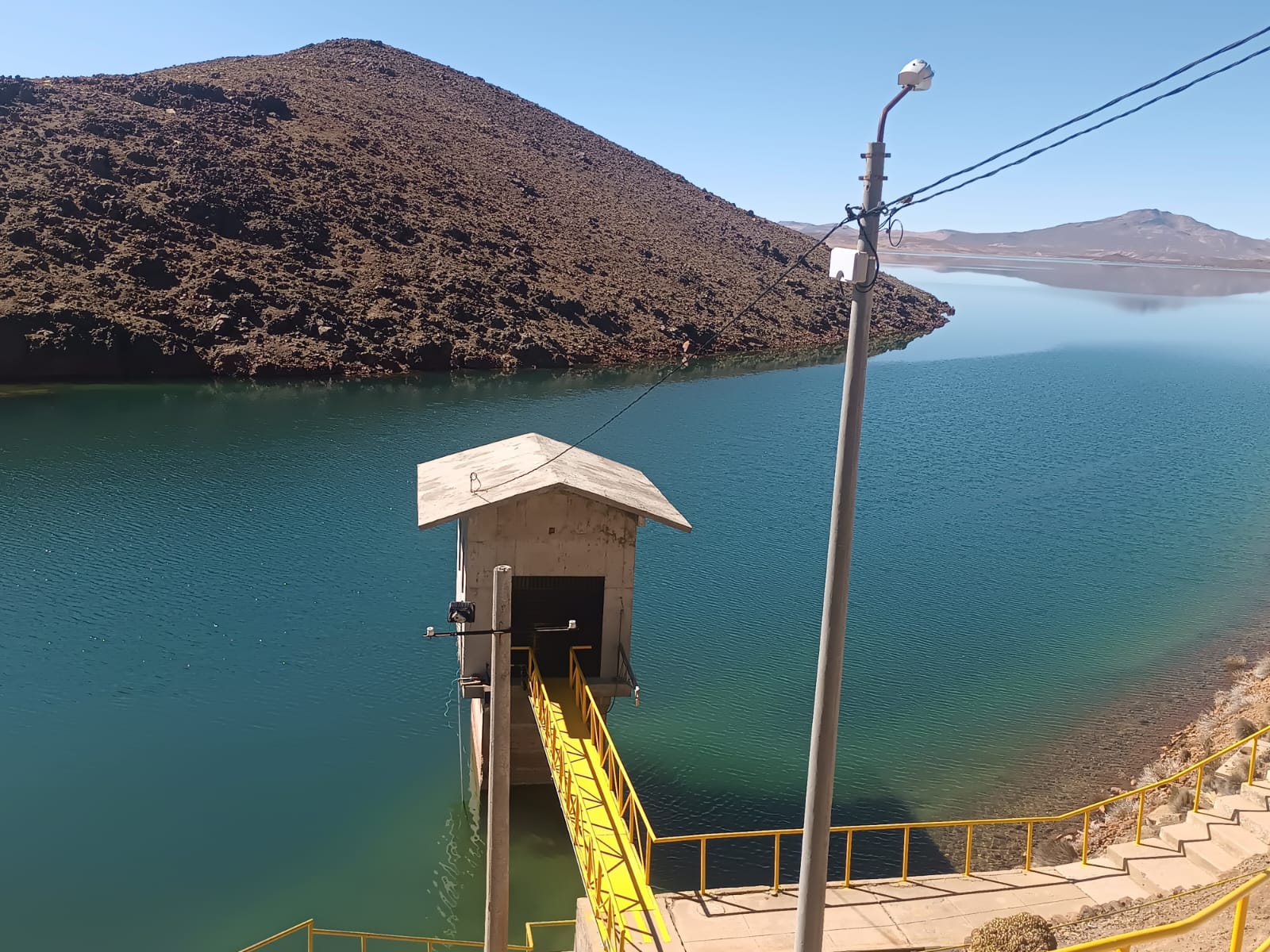 Gerente general del proyecto especial regional pasto grande realizó supervisión en las compuertas del embalse de pasto grande.