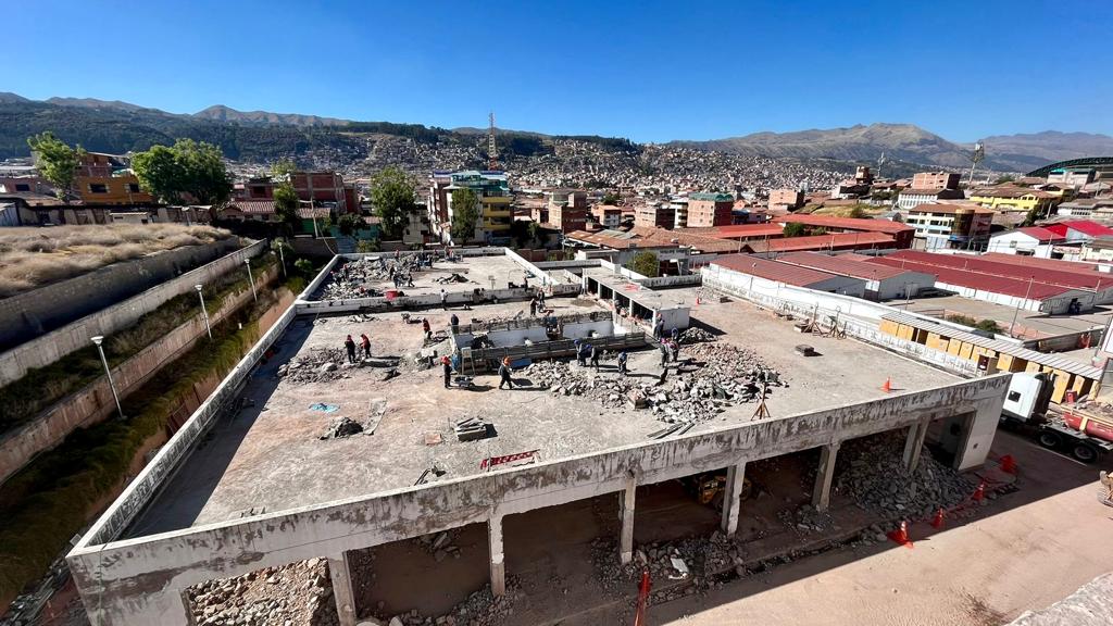 Cusco: obras del Hospital Antonio Lorena avanzan de acuerdo al cronograma previsto