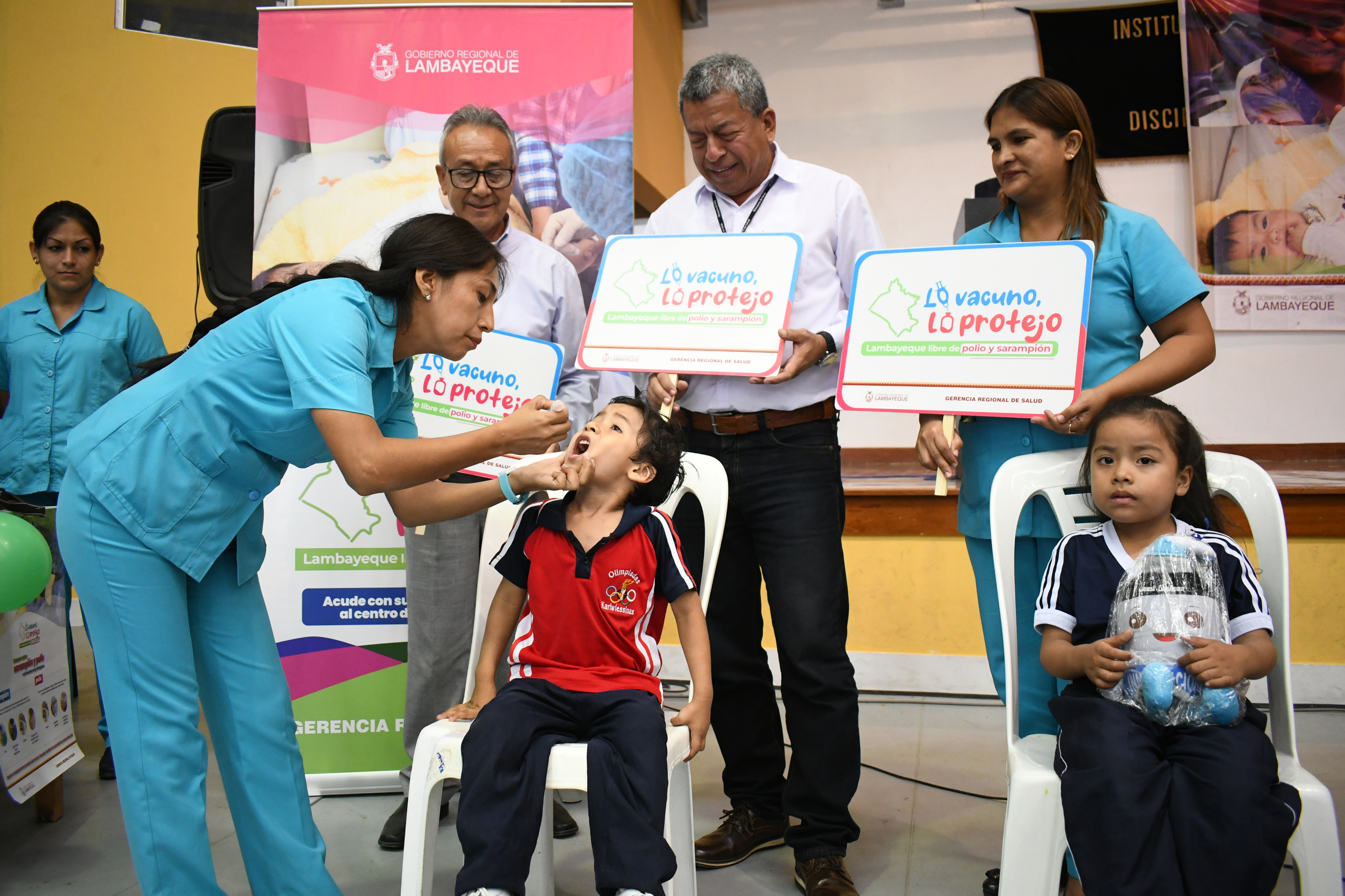 101 mil menores de 5 años serán vacunados contra polio y sarampión en Lambayeque