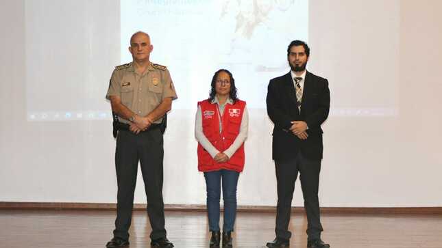 Coronel jefe de la DIVPOL Sur 2, representante del CEM de Chorrillos y fiscal de Lima Sur