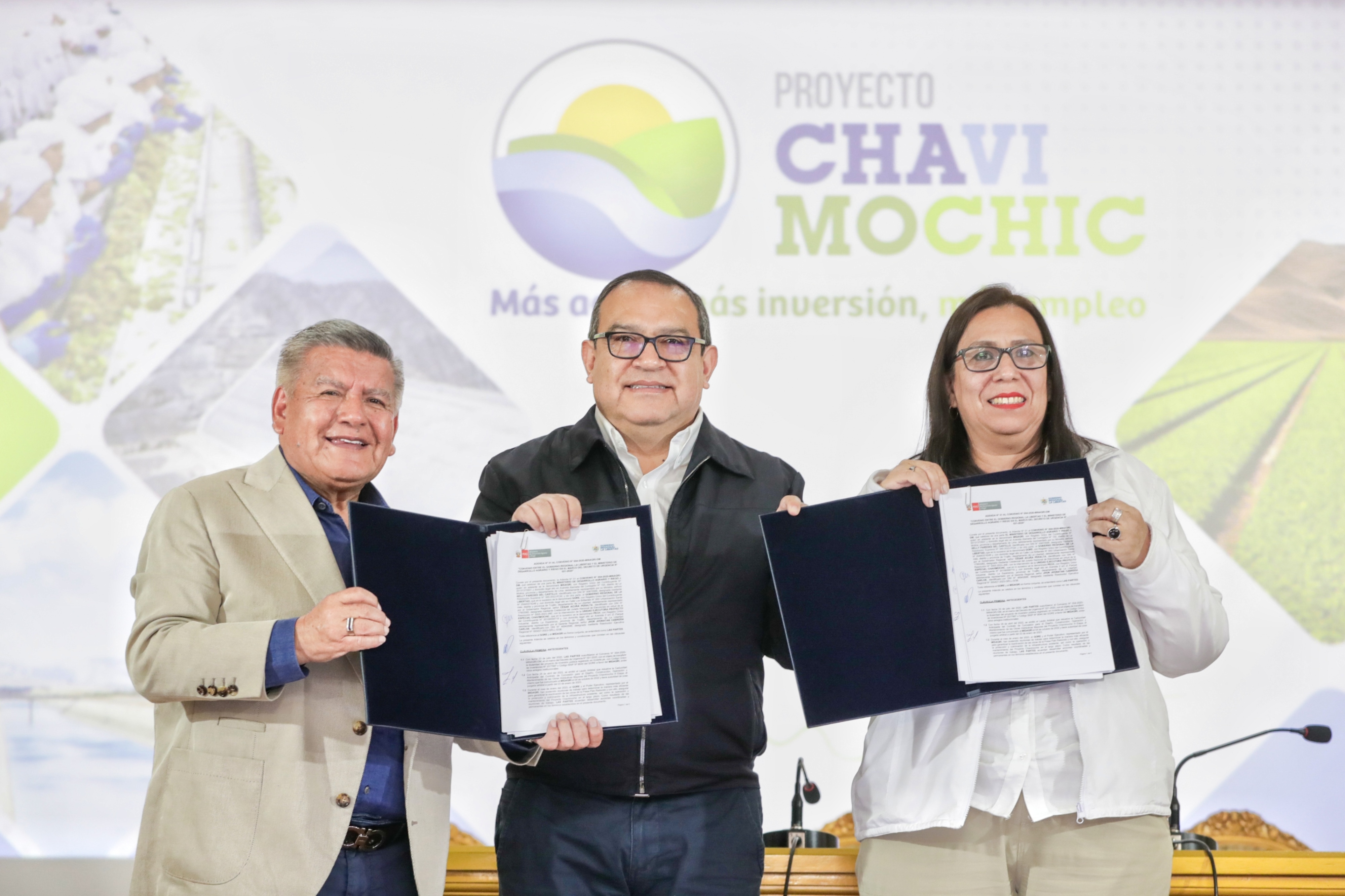 César Acuña: “Es un día histórico para el país por la firma del convenio para hacer realidad Chavimochic”