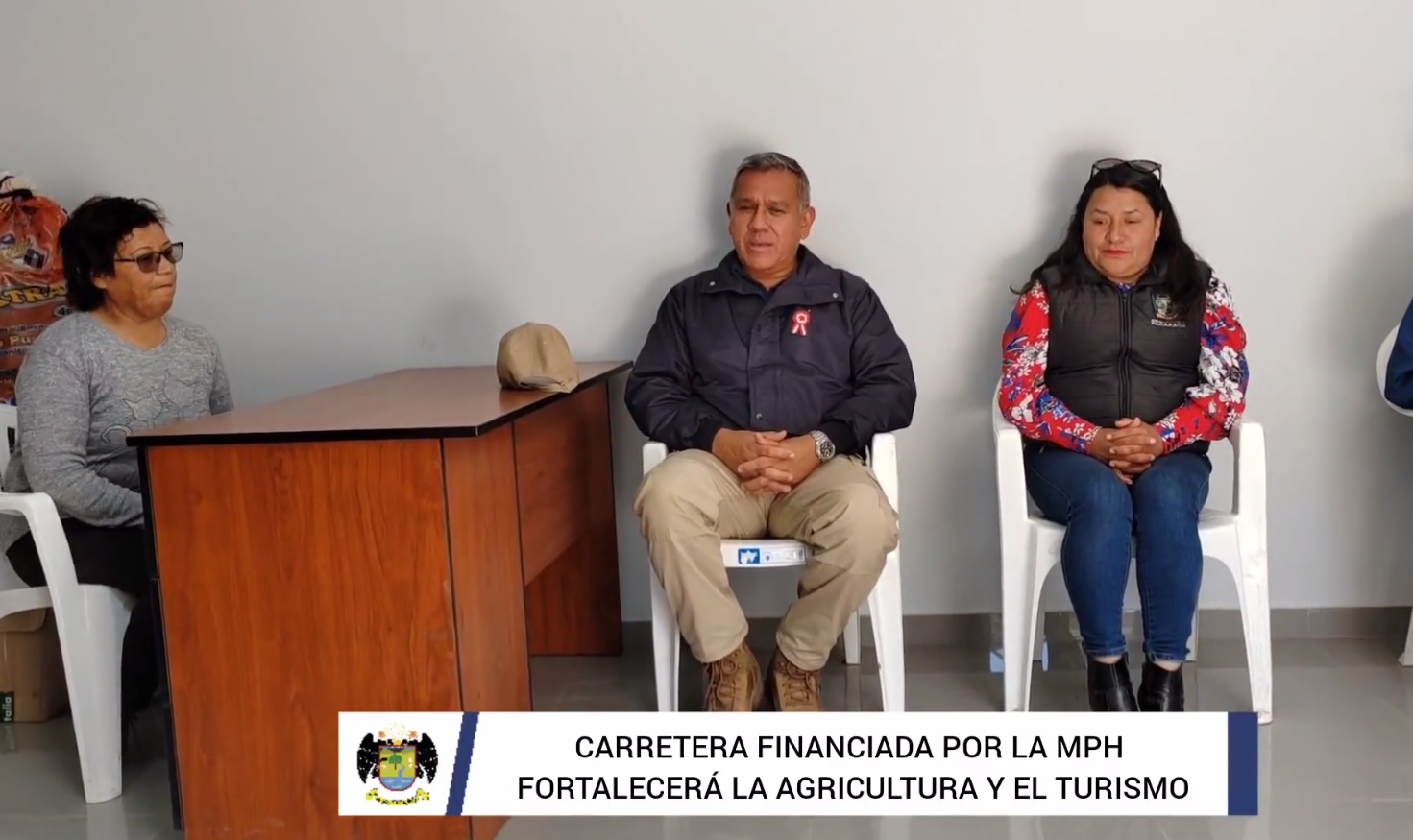 Carretera financiada por la MPH fortalecerá la agricultura, el turismo y el sueño de una "Planta Procesadora de Lácteos" en Vichaycocha