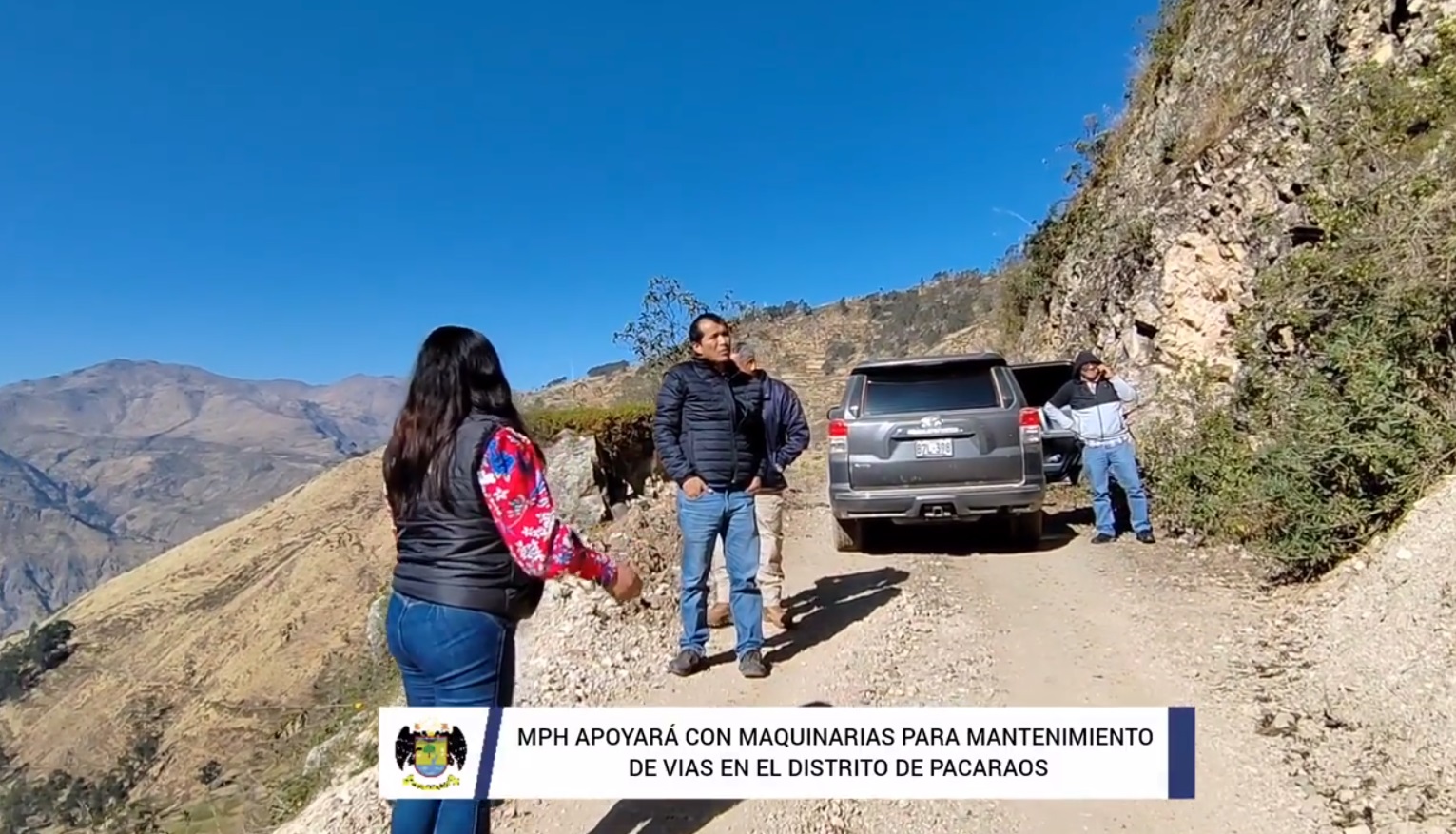 MPH apoyará con maquinarias para mantenimiento de vías en el distrito de Pacaraos