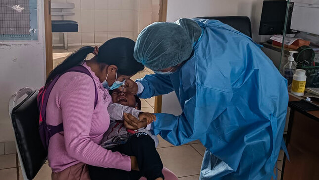 Inicia barrido de vacunación contra la polio y sarampión 