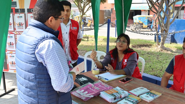 Municipalidad provincial realizó mini feria "Juntos por la Niñez" para acercar los servicios del estado a la población