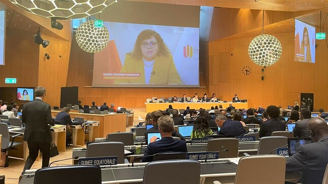 Presidenta ejecutiva del Indecopi, Karin Cáceres, en la 64° Serie de Reuniones de las Asambleas de la Organización Mundial de la Propiedad Intelectual (OMPI)