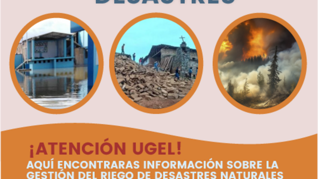 flayer con información