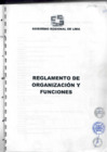 Vista preliminar de documento Reglamento de Organización y Funciones (ROF) - 2005