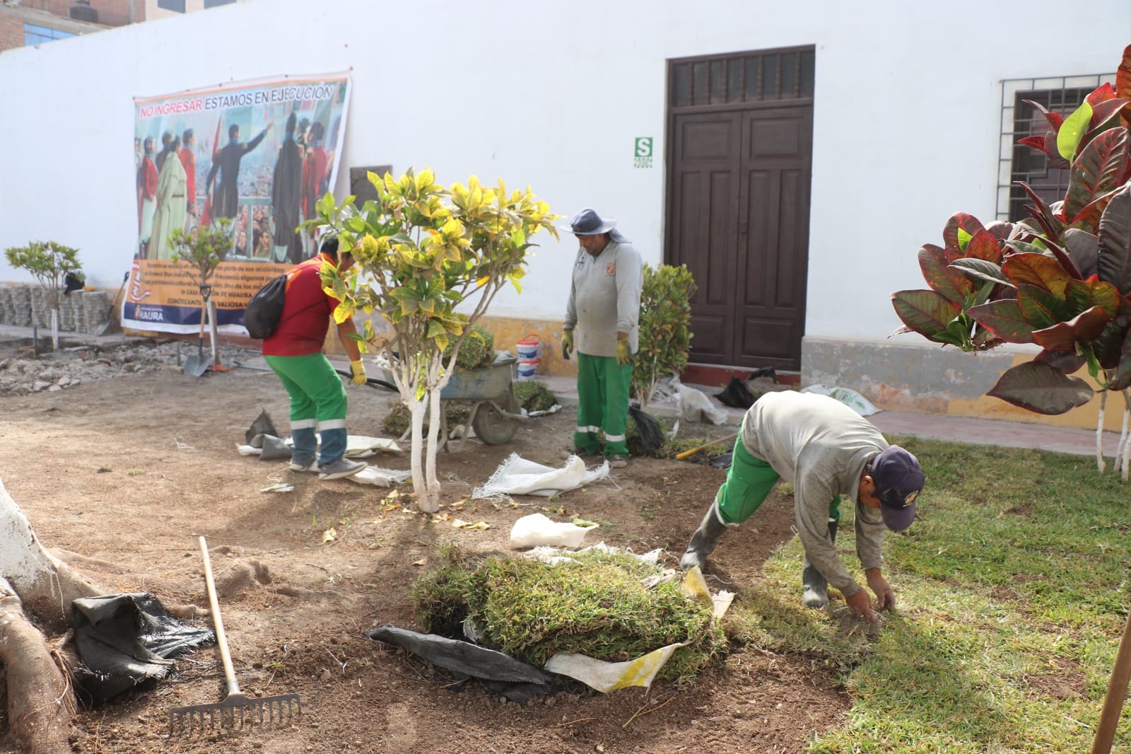 HIST脫RICO BALC脫N DE HUAURA VA QUEDANDO REMOZADO PARA SU PR脫XIMA APERTURA DE ATENCI脫N AL P脷BLICO