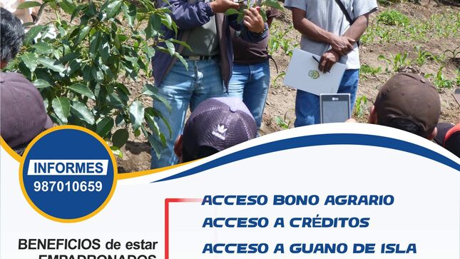 MUNICIPALIDAD DE HUAURA INVITA A PARTICIPAR DEL “III TALLER DE CAPACITACIÓN PARA LA INSCRIPCIÓN EN EL PADRÓN DE PRODUCTORES AGRARIOS Y GANADEROS”