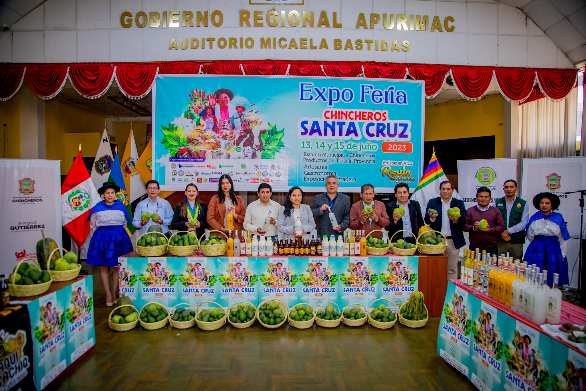 Así se vivió el impresionante lanzamiento de la Expo Feria Santa Cruz 2023 en las instalaciones del GORE Apurímac