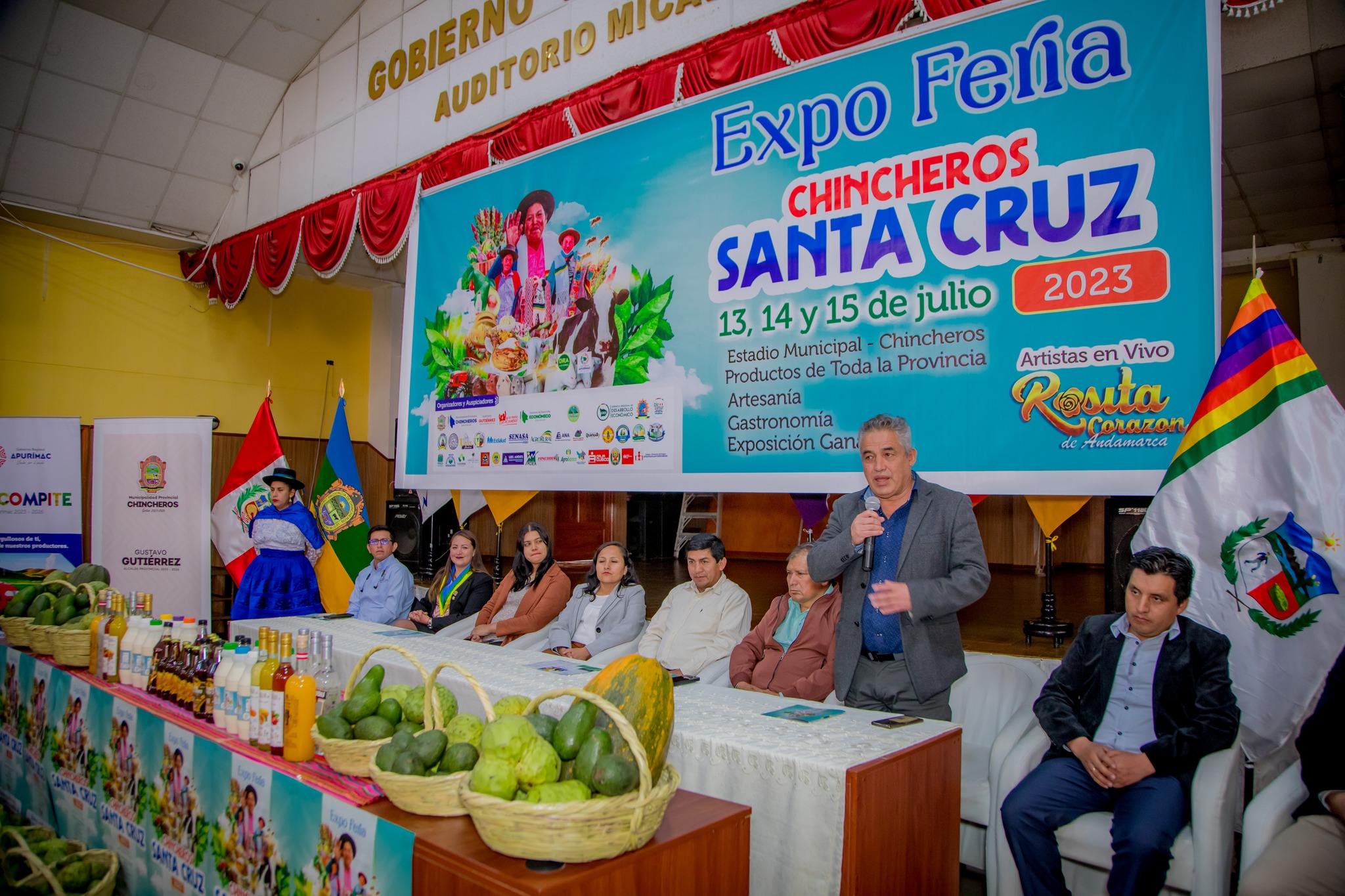 Así se vivió el impresionante lanzamiento de la Expo Feria Santa Cruz 2023 en las instalaciones del GORE Apurímac