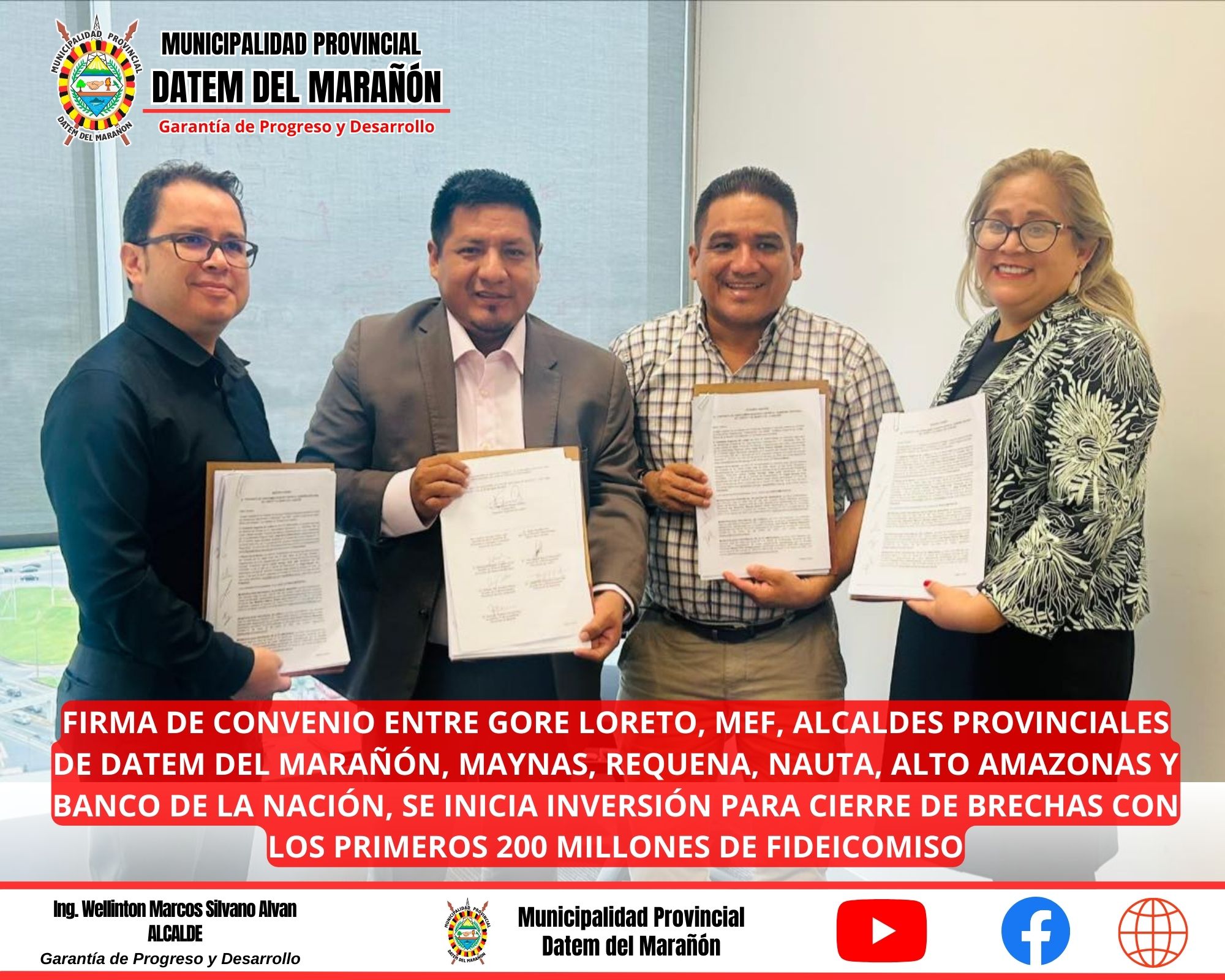 MUNICIPALIDAD PROVINCIAL DATEM DEL MARAรON