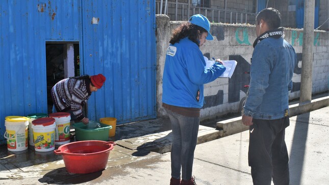 Sunass verificó abastecimiento de agua
