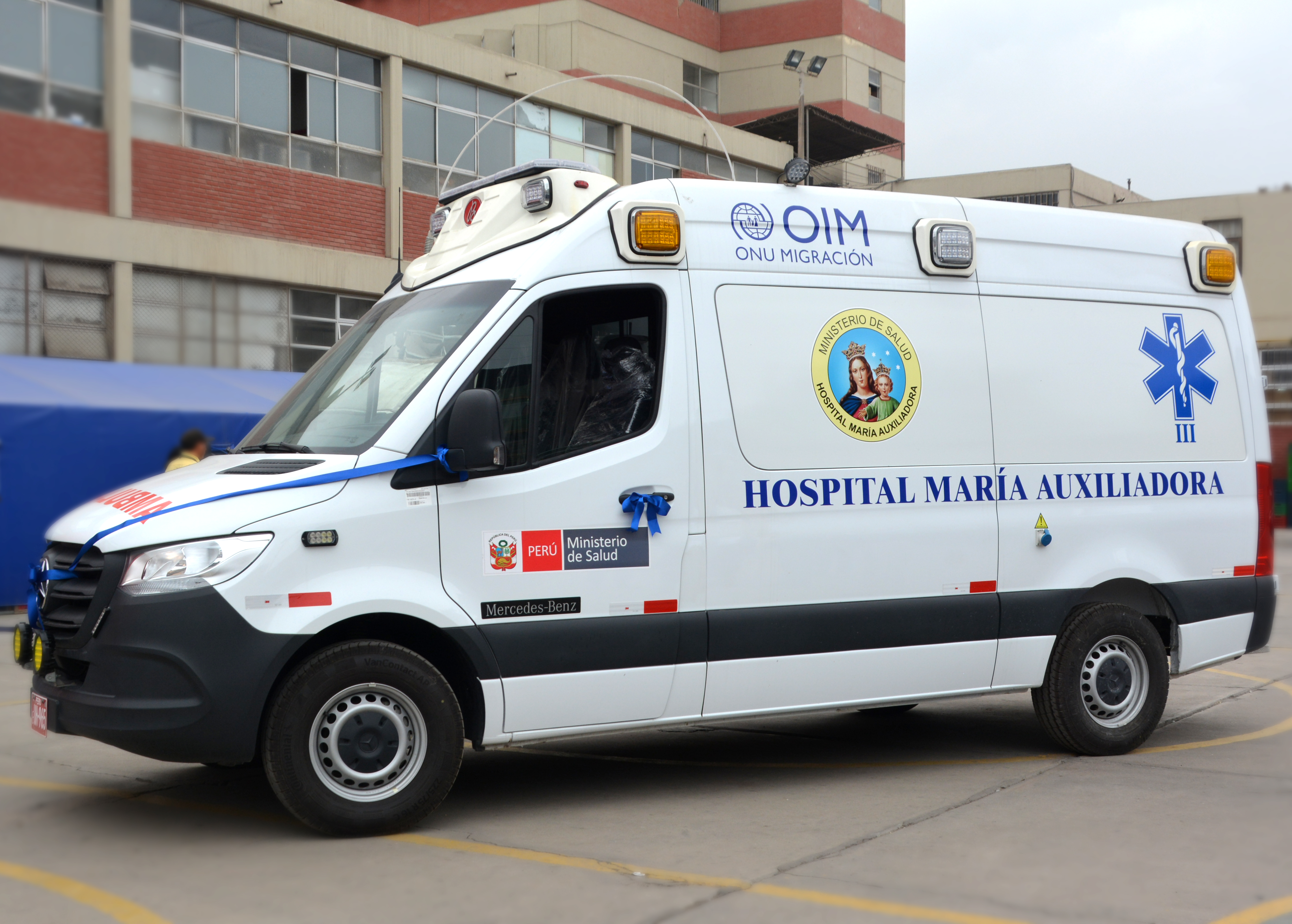 Hospital María Auxiliador recibió ambulancia tipo 3 para mejorar atención de emergencia en salud