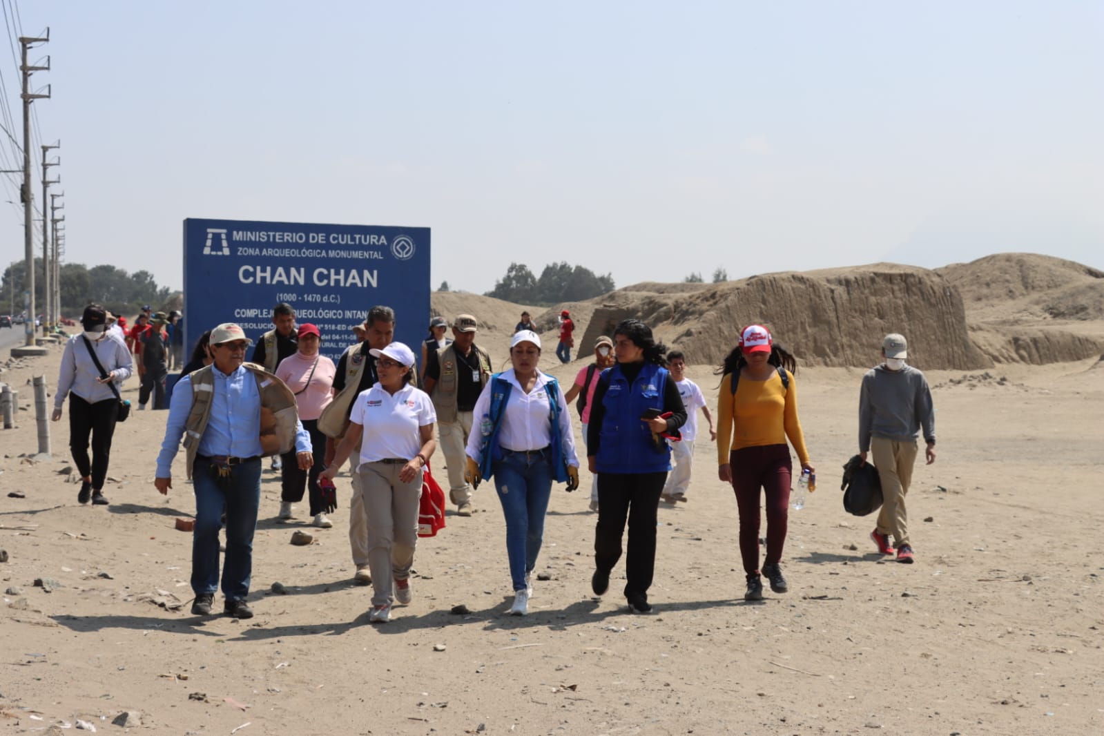 La Libertad: Ministra de Cultura presentó el plan de acción para la protección de Chan Chan