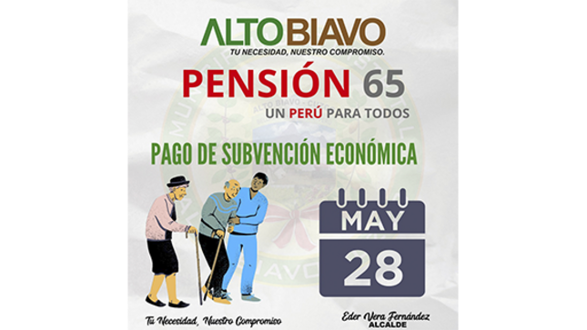 Pago Pensión 65