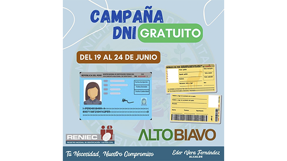 Campaña DNI Gratuito