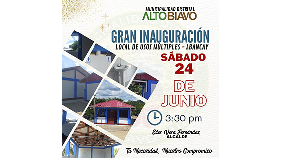 ¡Gran inauguracion!