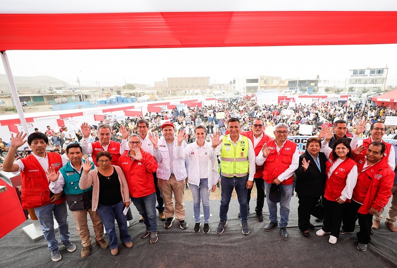 Ministra de Vivienda anuncia “Marcha por el agua” que recorrerá proyectos de saneamiento de distritos de la capital