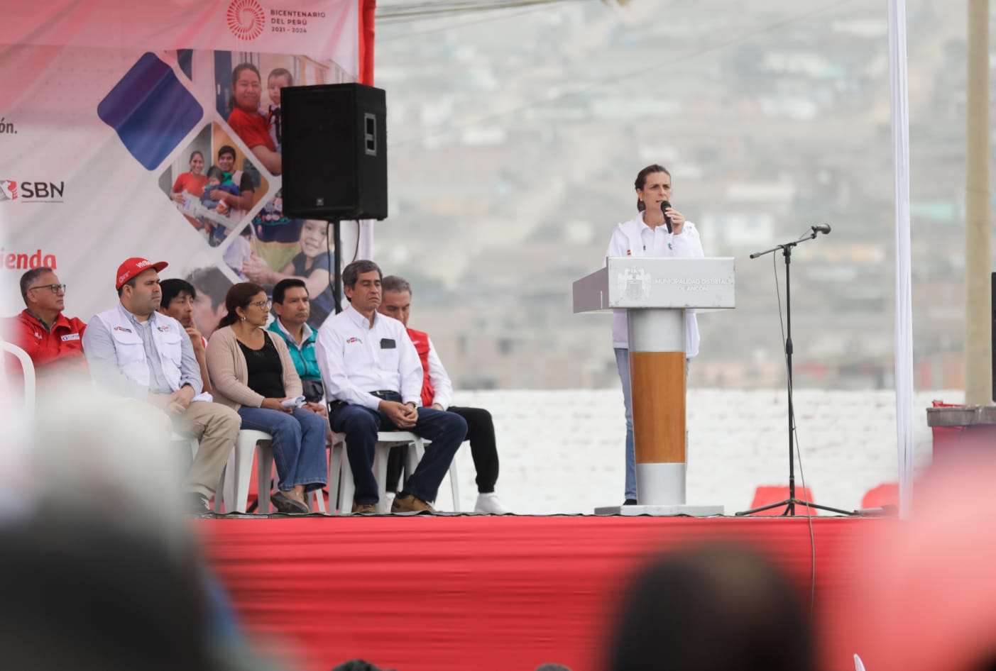 Ministra de Vivienda anuncia “Marcha por el agua” que recorrerá proyectos de saneamiento de distritos de la capital