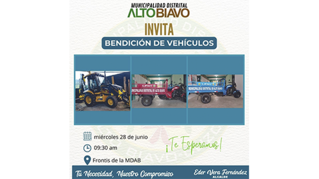 ¡Bendición de vehículos!