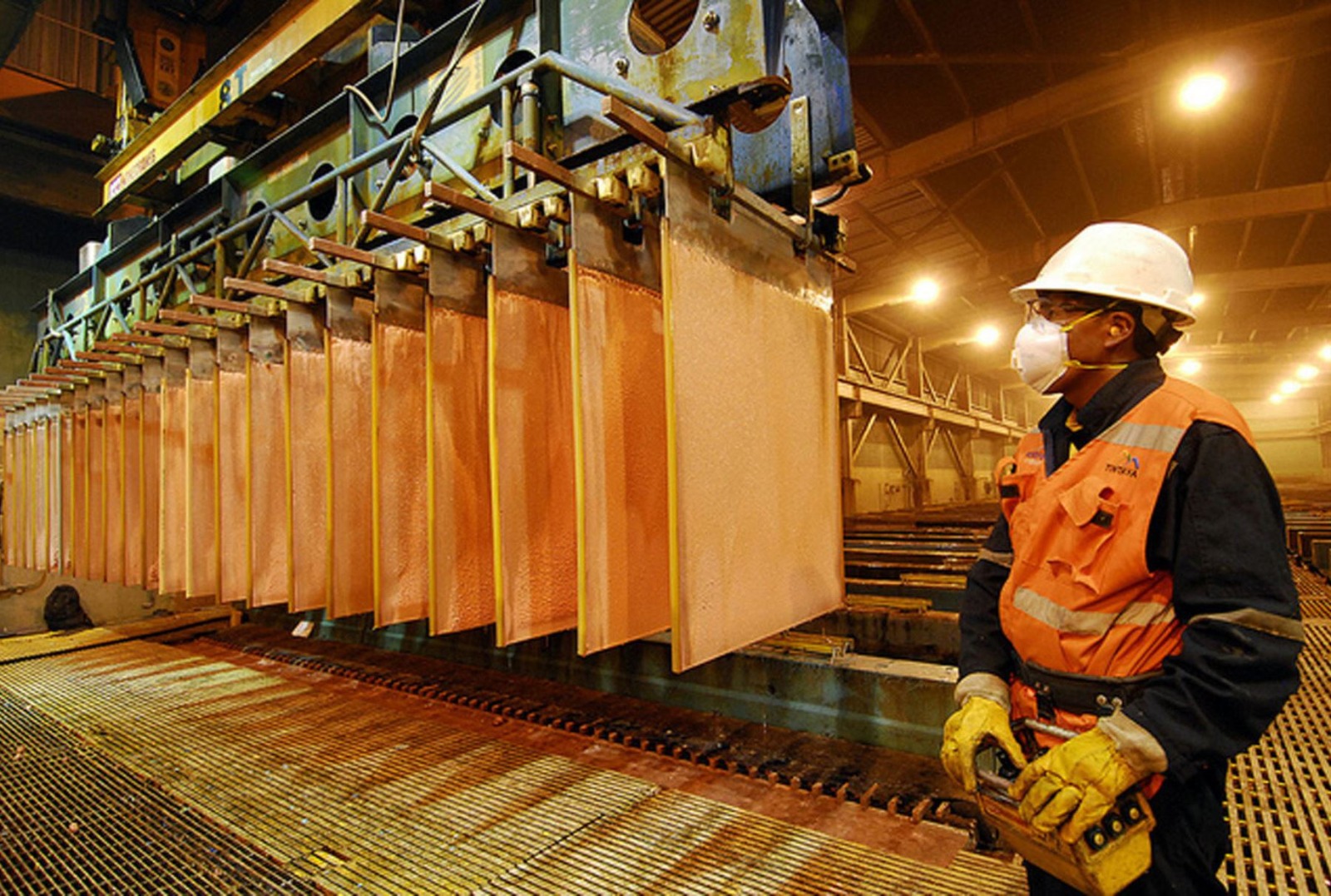 Producción nacional de cobre superó el millón de toneladas