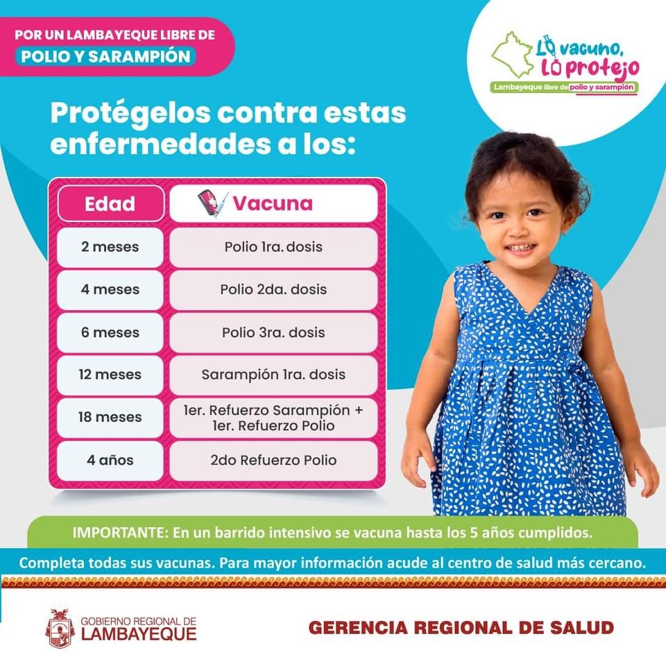 𝗜𝗺𝗽𝘂𝗹𝘀𝗮𝗺𝗼𝘀 𝗹𝗮 𝘃𝗮𝗰𝘂𝗻𝗮𝗰𝗶ó𝗻 𝗰𝗼𝗻𝘁𝗿𝗮 𝗲𝗹 𝗣𝗼𝗹𝗶𝗼 𝘆 𝗦𝗮𝗿𝗮𝗺𝗽𝗶ó𝗻 𝗲𝗻 𝗻𝗶ñ𝗼𝘀 𝗱𝗲 𝗠ó𝗿𝗿𝗼𝗽𝗲.