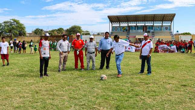 ceremonia de inicio del campeonato creciendo con el futbol 2023 