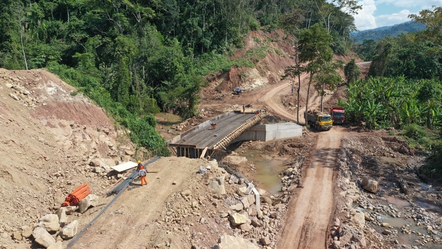 Carretera tramo Pasarraya