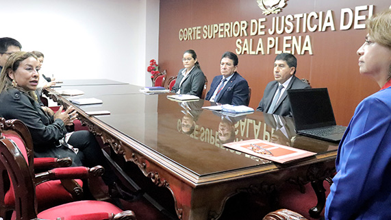 Funcionarios de la Comisión Nacional de Archivos del Poder Judicial y del Archivo General de la Nación capacitaron a funcionarios de la Corte del Callao sobre el Programa de Control de Documentos Archivísticos