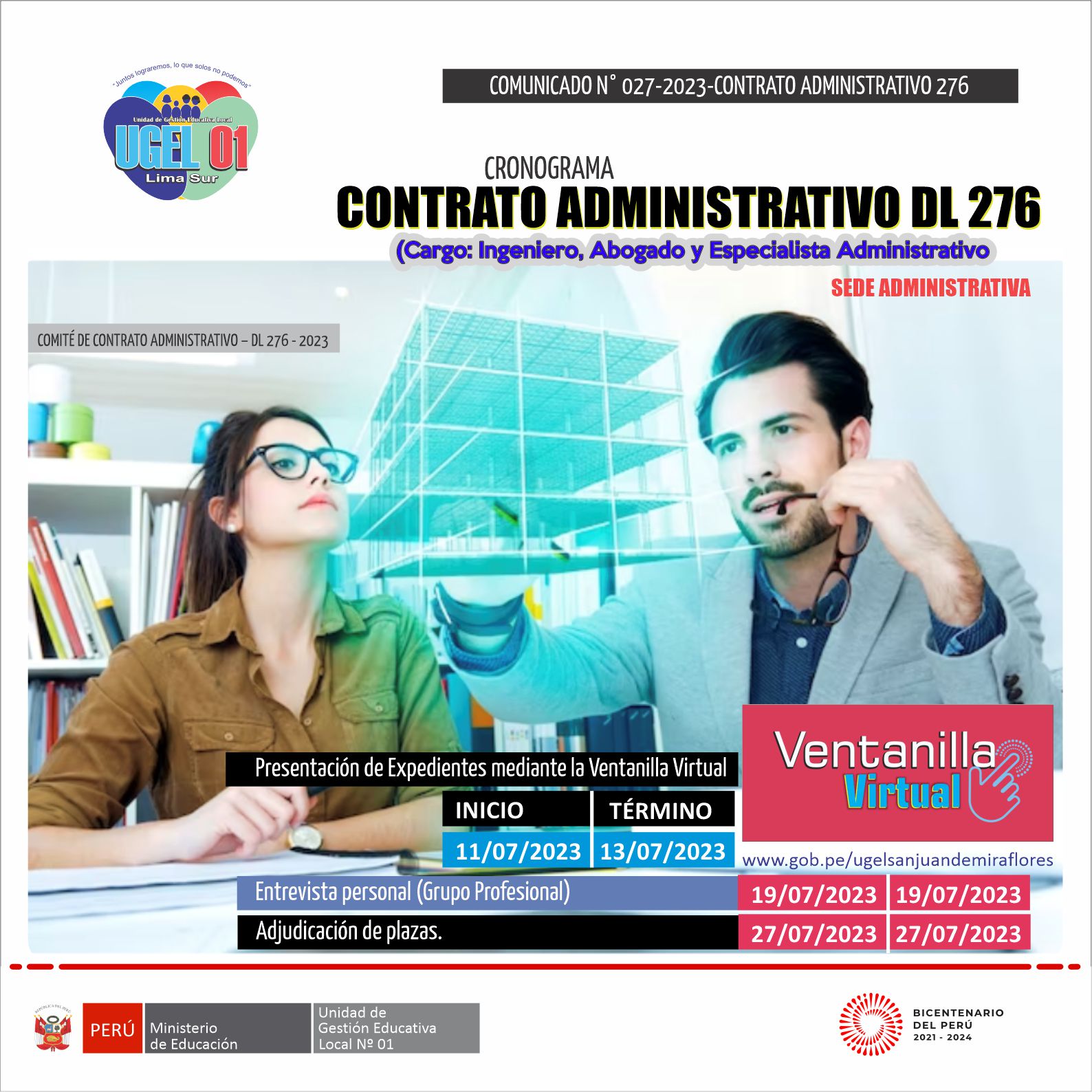 Proceso de Contrato Administrativo DL. 276