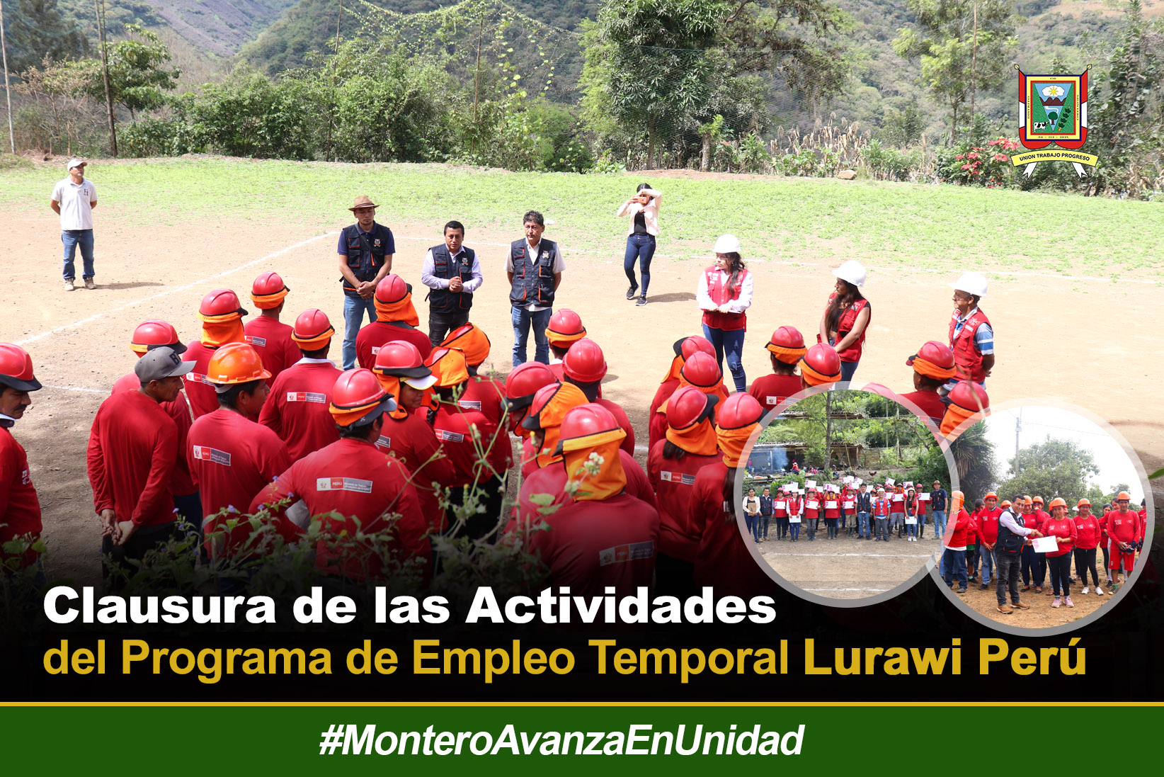 Ceremonia de clausura de las actividades del programa “Lurawi Perú”