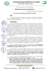 Vista preliminar de documento RESOLUCION DE ALCALDIA N° 62-2023 - APRUEBA EL RIS - MDJ