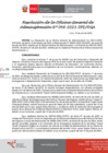 Vista preliminar de documento Resolución 048-2023-IPD/OGA Unidad de Mantenimiento -OI: Conclusión y nueva Encargatura Temporal de Jefatura.